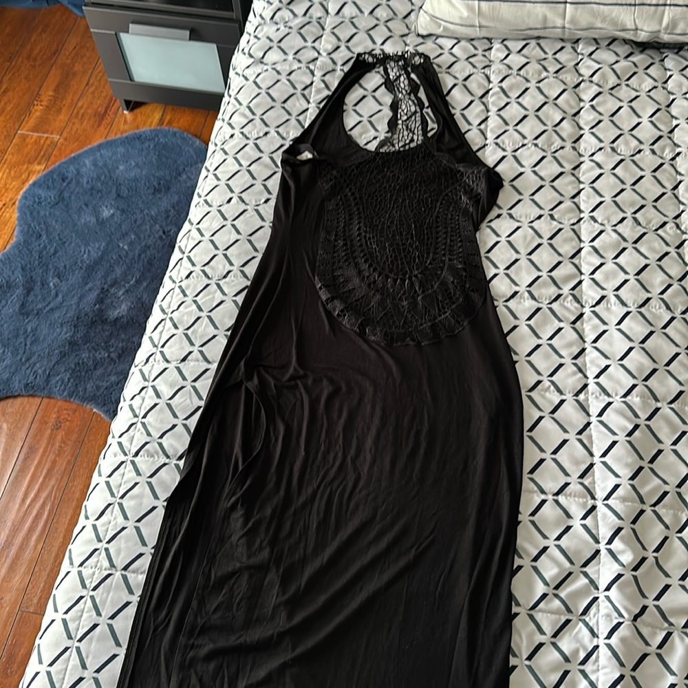 Black long dress